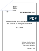 Globlization, Humanitarian and The Erosion of Refugee Protection