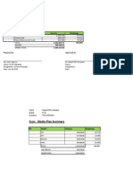 Total Media Plan Summary:: Econ II Phase