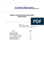 EASA TCDS E.005 (IM) Teledyne Continental IO 360 Series Engines 01 31032004