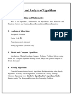 Design and Analysis of Algorithms