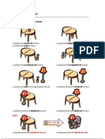 Preposiciones Espaciales Dónde Está La Planta