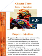 Chapter Three: Forms of Operations