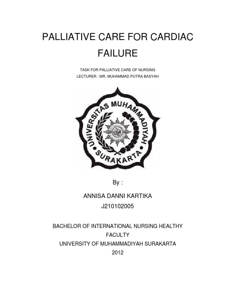 Palliative Care Strategies for Heart Failure | PDF | Heart Failure ...
