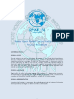 RYMUN 2012 Official Rules of Procedures