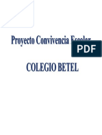 Proyecto de convivencia Betel magíster