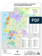 Mapa Ecuador Estaciones Hidrologicas en Operacion