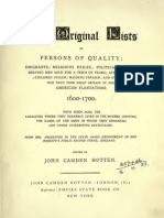 Nickerson Pages From the Original Lists of Persons of Quality