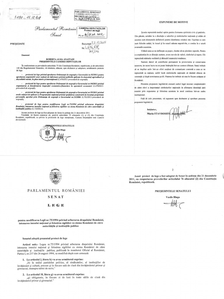 Stema Si Stegul In ClasÄƒ