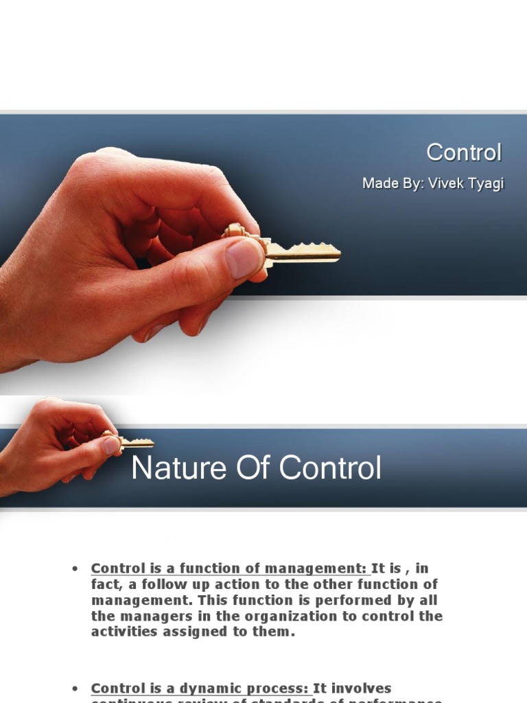 Understanding Management Control Functions | PDF | Career & Growth
