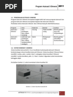 Modul Autocad 3 Dimensi