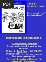 AULA O QUE É EPIDEMIOLOGIA