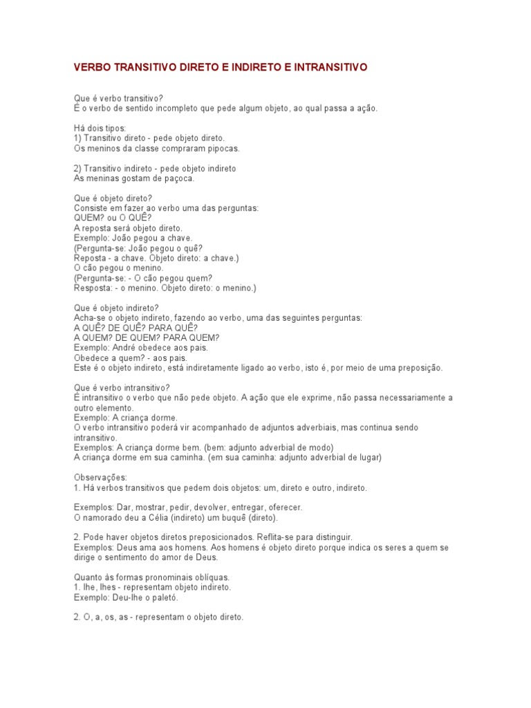 Pescar Verbo Transitivo