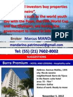 Business Presentation Estate To International Investors - Broker MANDARIN0 - E-MAIL: (55) (21) 7602-8002 - E-MAIL: Mandarino - Patrimovel@
