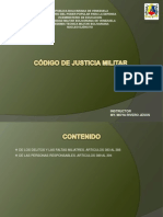 CÓDIGO DE JUSTICIA MILITAR