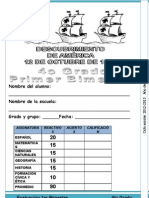 4to Grado - Bimestre 1 (2012-2013)