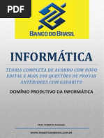 Apostila Banco do Brasil - Informática - DOMÍNIO PRODUTIVO DA INFORMÁTICA