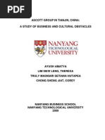 Download Ascott Group in Tianjin China - A Study of Business  Cultural Obstacles by Corey Chong SN112146690 doc pdf