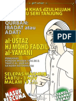 Poster Ceramah Khas dZulhijjah 1433H A3