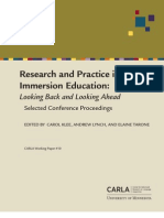 Swain 1996 Integrating Language and Content in Immersion Classrooms - and Other Papers