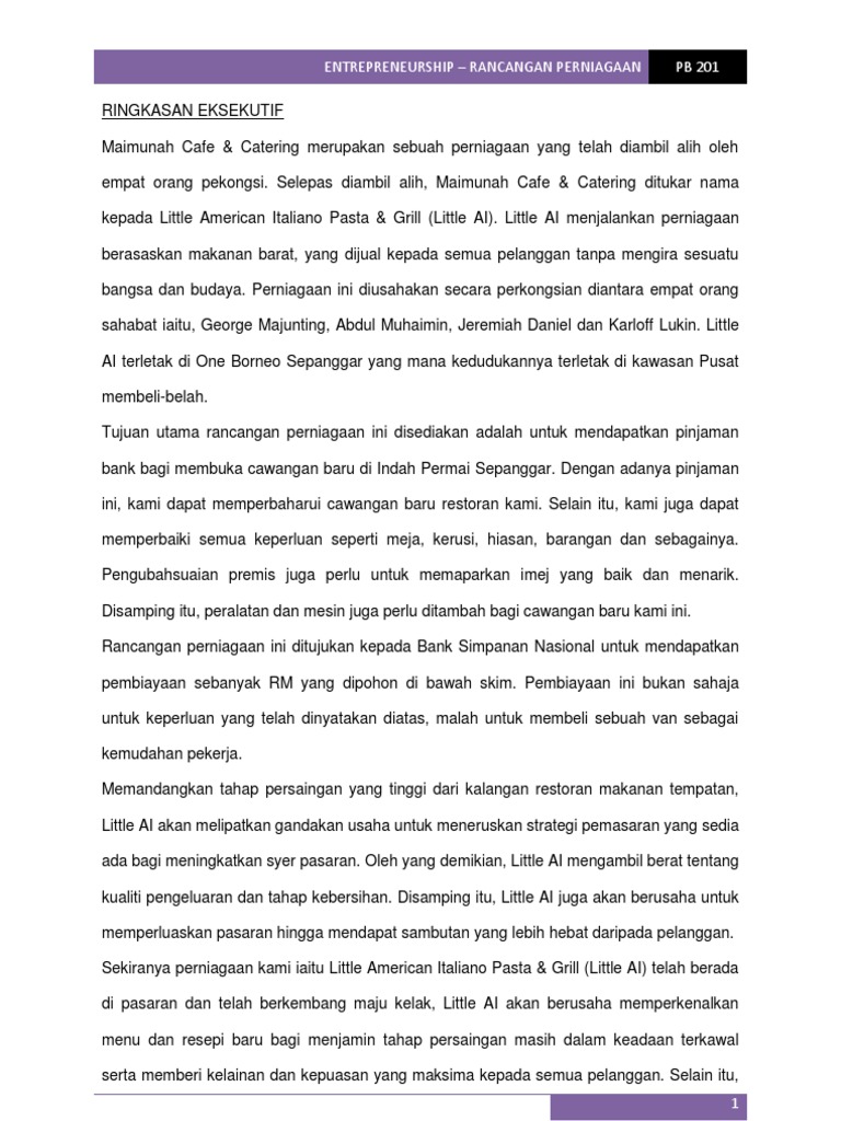 RINGKASAN EKSEKUTIF
