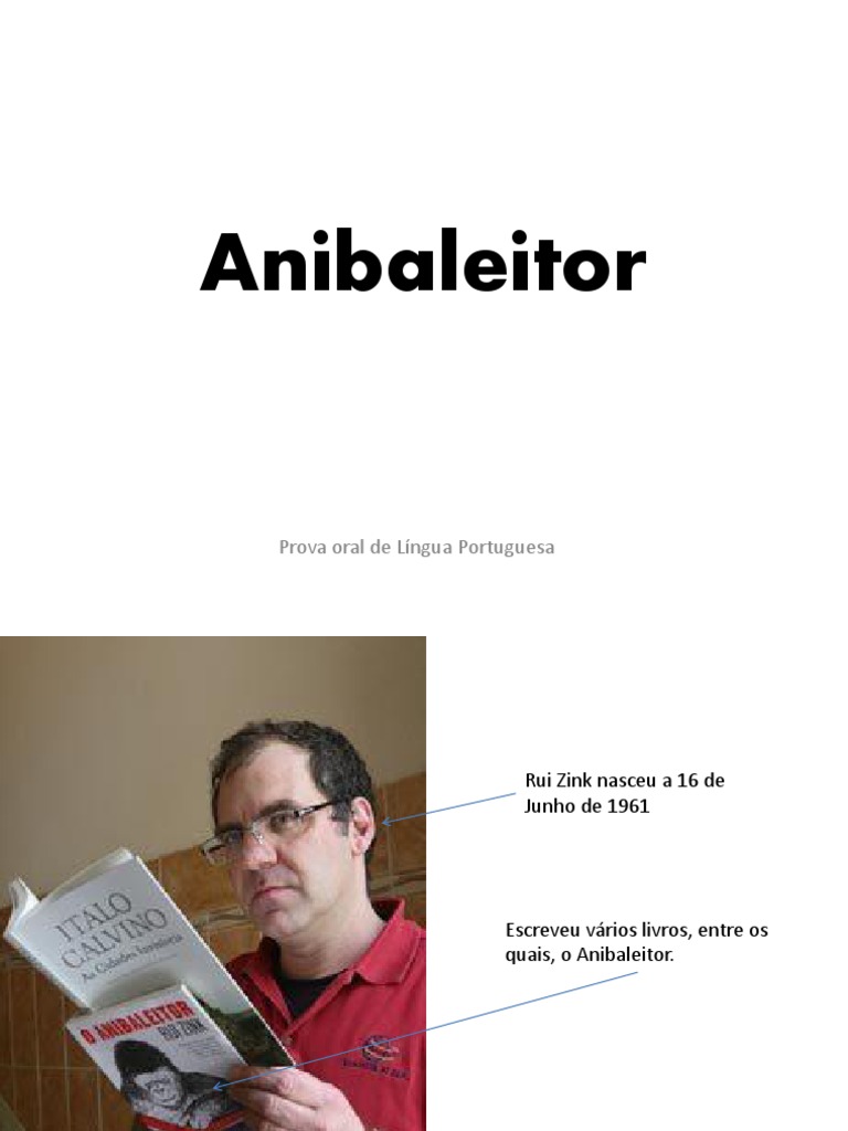 Análise do Livro Anibaleitor de Rui Zink | PDF
