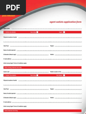 Airtel subscriber enrollment form pdf