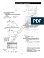 Paper 2: Physics - Suggested Answers