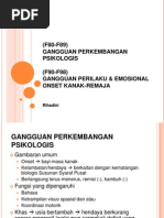 Download Gangguan Perkembangan Psikologis  Gg Perilaku Dan Emosional Onset Kanak Remaja by Fadila Anggraini SN112171093 doc pdf