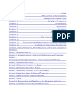 Managing emissions and waste at a facility