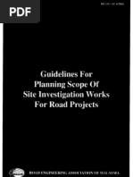 Guidelines For Planning Scope of Site Investigation Works For Road Project REAM 6-2004