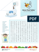 Food Safety Word Search