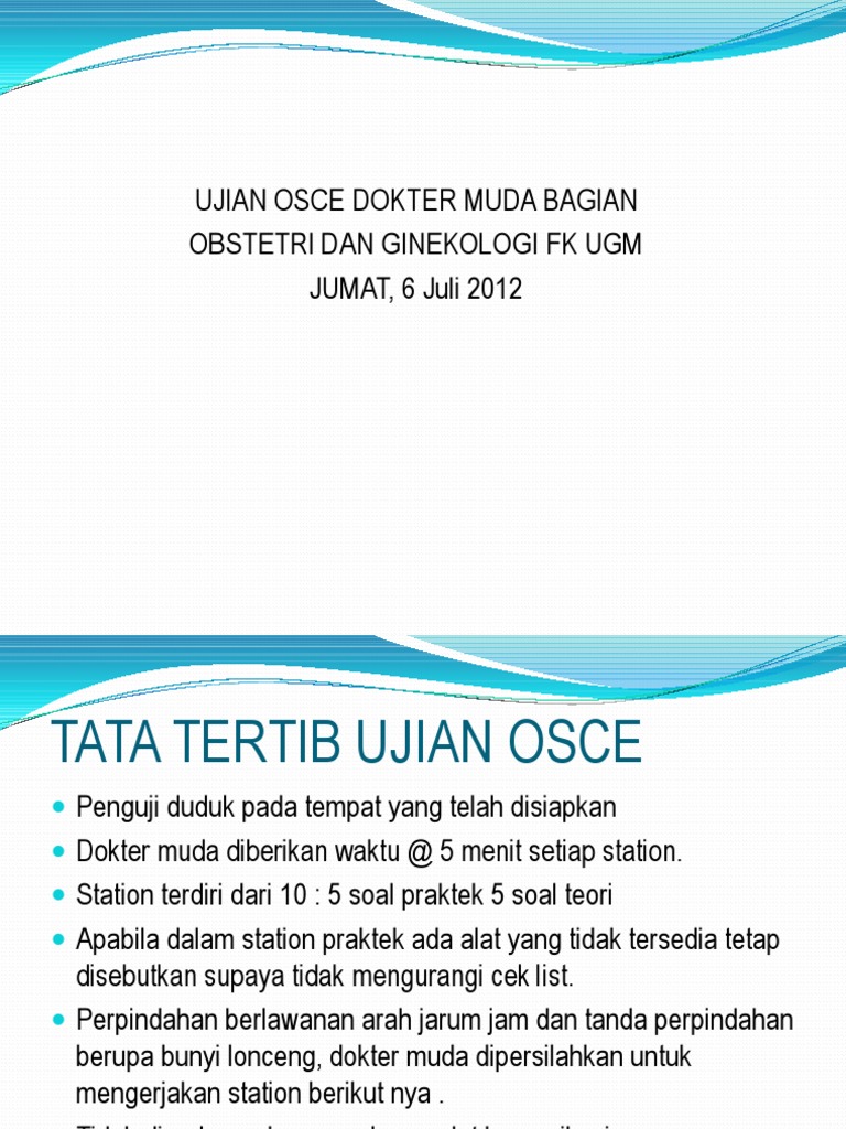 Contoh Soal Osce Apoteker