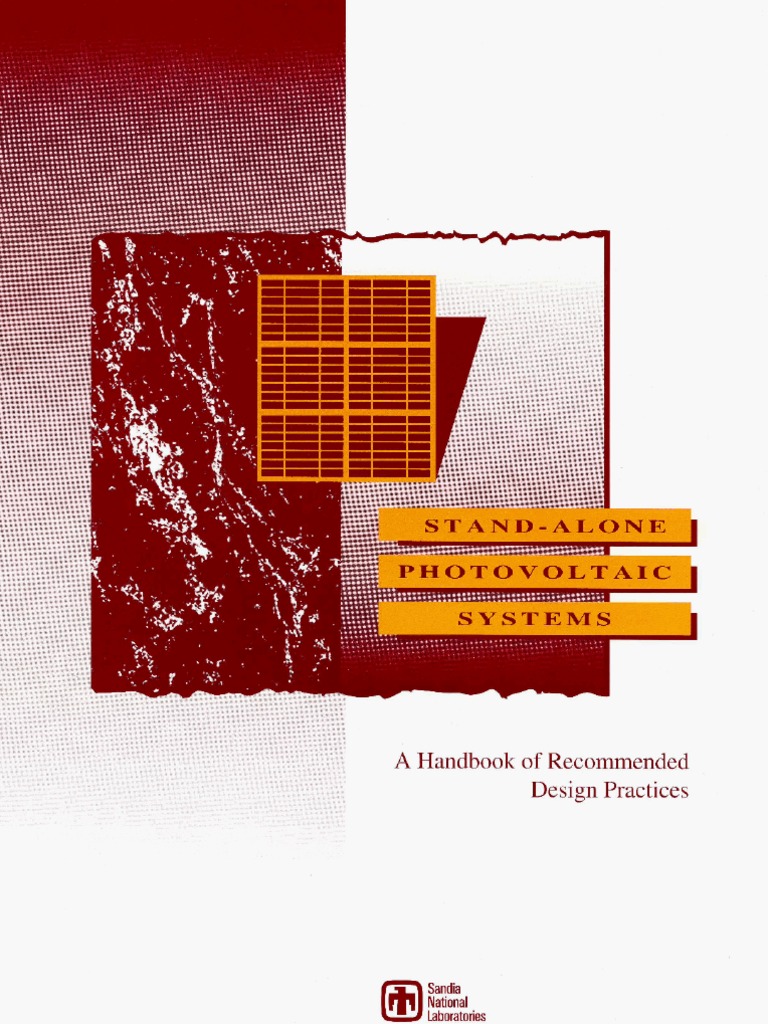 Stand Alone Photovoltaic Systems | PDF | Photovoltaic System ...