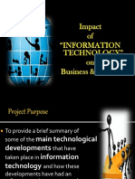 Impact of IT On Business & Society