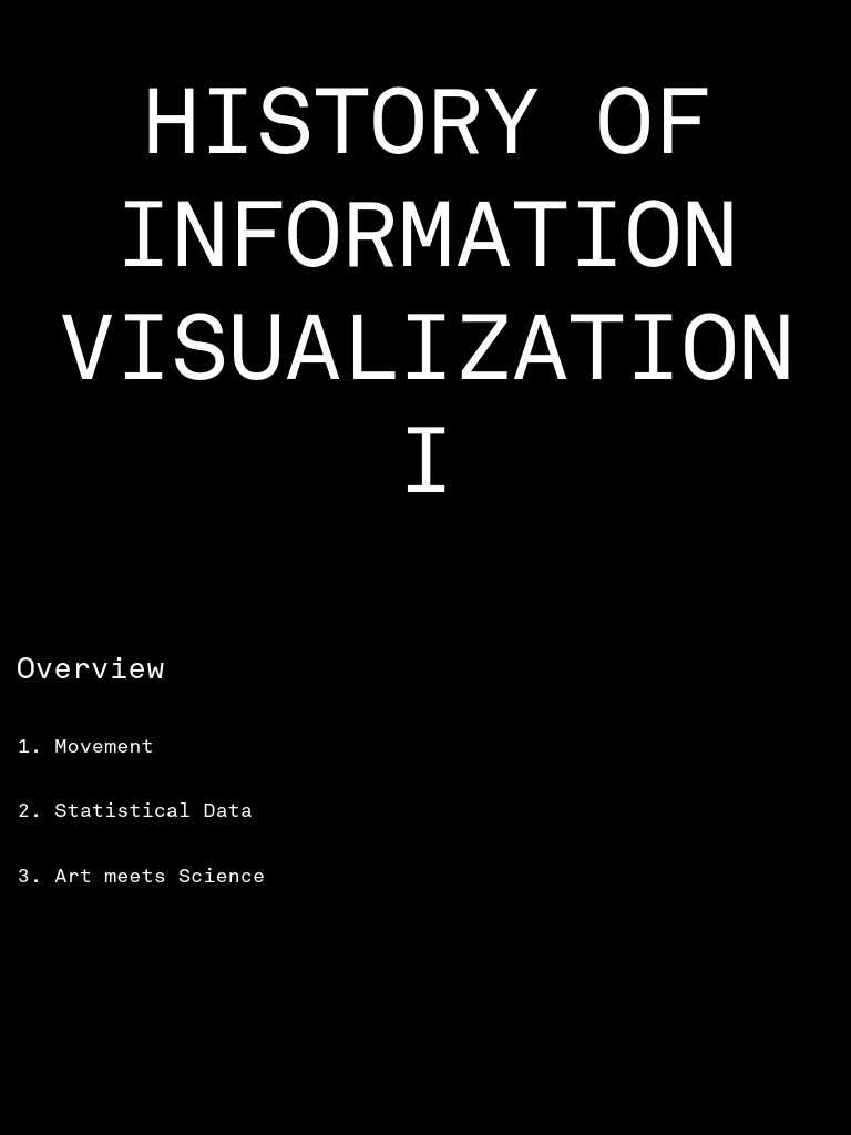 History of Information Visualization | PDF | Pie Chart | Science