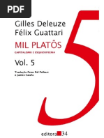 deleuze; guattari. mil platôs - capitalismo e esquizofrenia, vol. 5