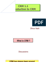 Crm 1.1 Intro to Crm