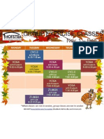 Group Exercise Schedule