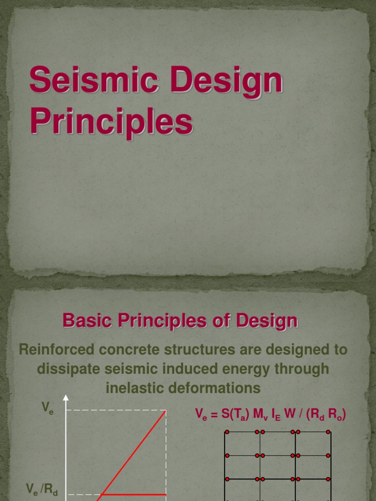 Seismic Design | PDF | Stiffness | Column