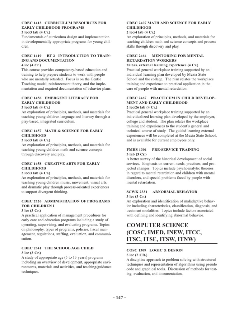 Computer Science Course Description PDF Computer Programming