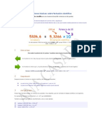 Notación Científica Nociones Básicas