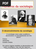Pioneiros Da Sociologia (1)