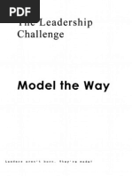 Leadership - Model The Way