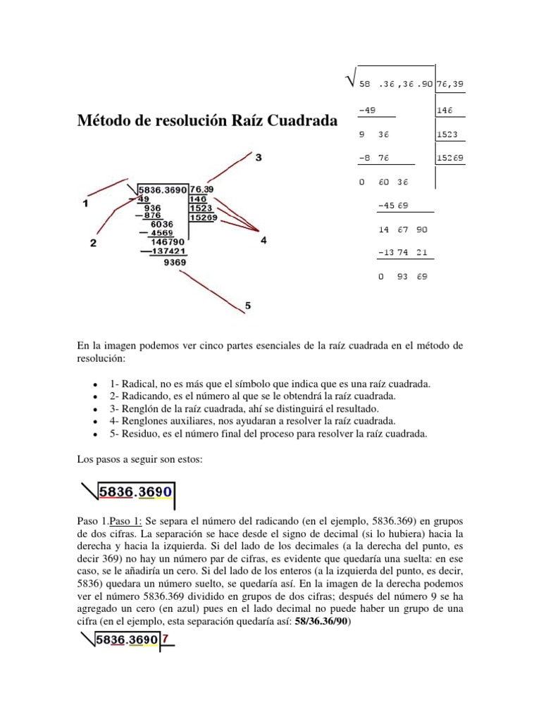 Cual Es La Raiz Cuadrada De 625