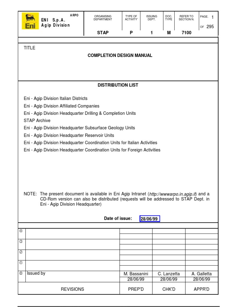 Download Free Drilling Design Manual
