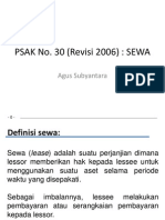 PSAK 30: Klasifikasi dan Pengakuan Sewa