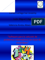 Software para La Solución de Problemas Matemáticos