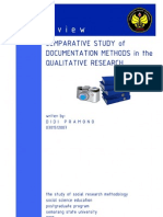 Metode Dokumen Dalam Penelitian Kualitatif