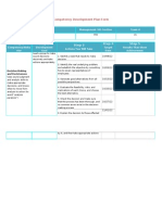 First Competency Development Plan