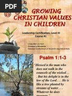 1) REVISED Growing Christian Values in Children